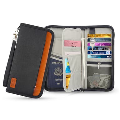 RFID Passport Travel Documents Organizer Sort