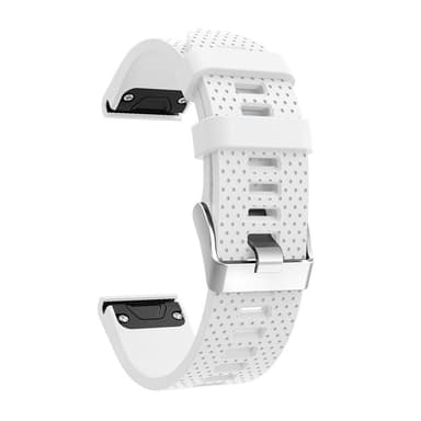 Silikonklokkerem for Garmin Fenix 5S Plus Hvit