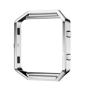 Metallramme kompatibel med Fitbit Blaze Sport Fitness-tilbehør Sølv