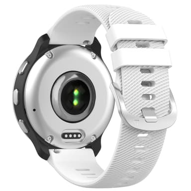Silikonklokkerem for Garmin D2 Air X10(43mm), Garmin Bounce, Garmin Active5 Hvit