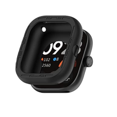 Silikonbeskyttelsesdeksel til Redmi Watch 4 Sort