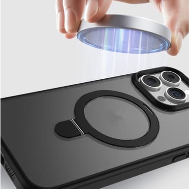 iPhone magnetisk deksel med linsebeskyttere, støtsikker, støtter Magsafe iPhone 15