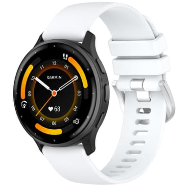 22 mm klokkerem for Garmin Venu 3 2/Forerunner 265/265 Music/255/255 Music Hvit
