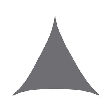 Triangle Sun Shade seiltakmarkise, for strandterrasse, UV-blokk Grå M