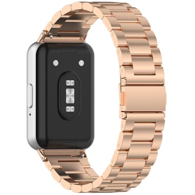 Klokkerem i rustfritt stål for Samsung Galaxy Fit 3 Rose gull