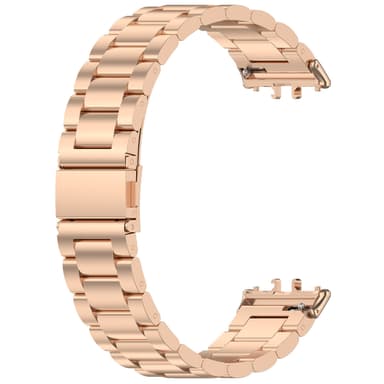 Klokkerem i rustfritt stål for Samsung Galaxy Fit 3 Rose gull