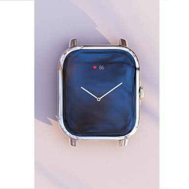 Klokkebeskyttelsesveske med skjermbeskytter for Huami Amazfit GTS 3 Sølv