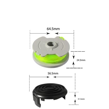 Erstatningssnellehette for Worx G184/WG190/WG191/WG168 Flerfarget