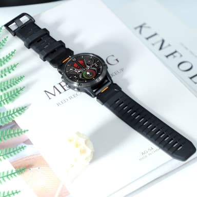 26 mm klokkerem for Garmin Fenix 3/5/5X/6X/7X Sort
