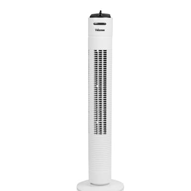 Tårnvifte 79 cm hvit med innebygd tidtaker