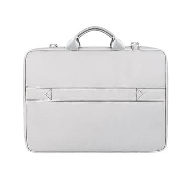 Laptop-koffert med skulderreim Sølvgrå L