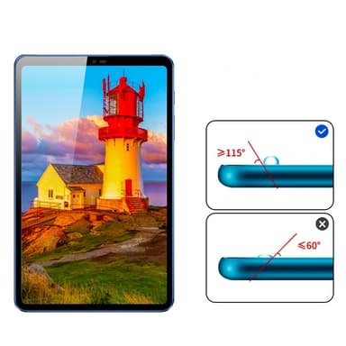 Skjermbeskytter i herdet glass for Samsung Galaxy Tab A9-serien - 2.5D Arc Edge Samsung Galaxy Tab A9 Plus