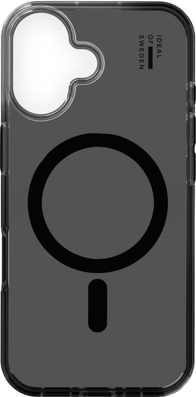 iDeal of Sweden MagSafe Clear deksel for iPhone 16 (tinted black)