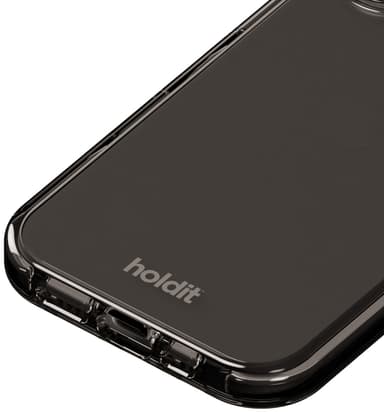 Holdit Seethru iPhone 16 deksel (sort)