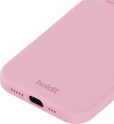 Holdit Silicone iPhone 16 deksel (rosa)