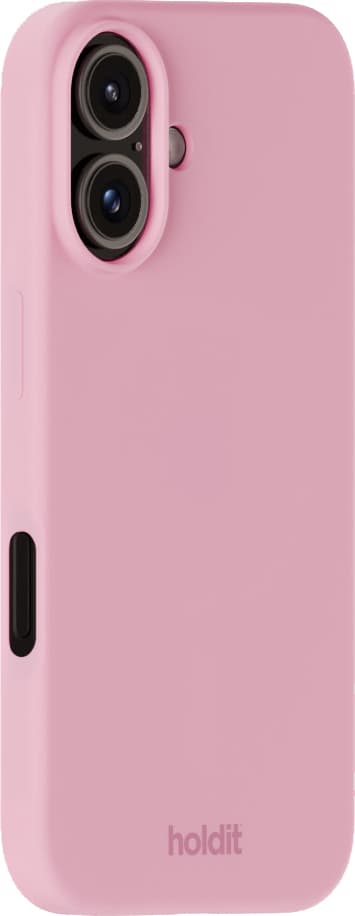 Holdit Silicone iPhone 16 deksel (rosa)