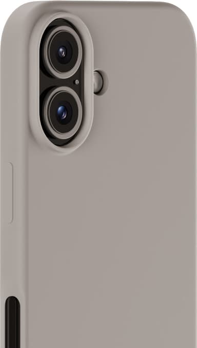 Holdit Silicone iPhone 16 deksel (taupe)