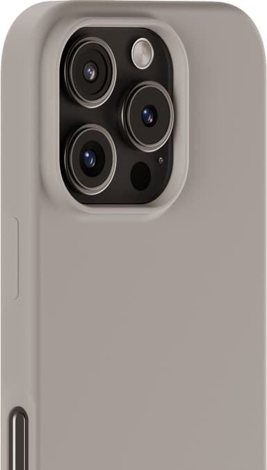 Holdit Silicone iPhone 16 Pro deksel (taupe)