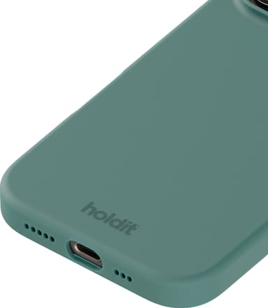 Holdit Silicone iPhone 16 Pro deksel (mosegrønn)