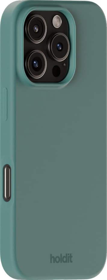 Holdit Silicone iPhone 16 Pro deksel (mosegrønn)