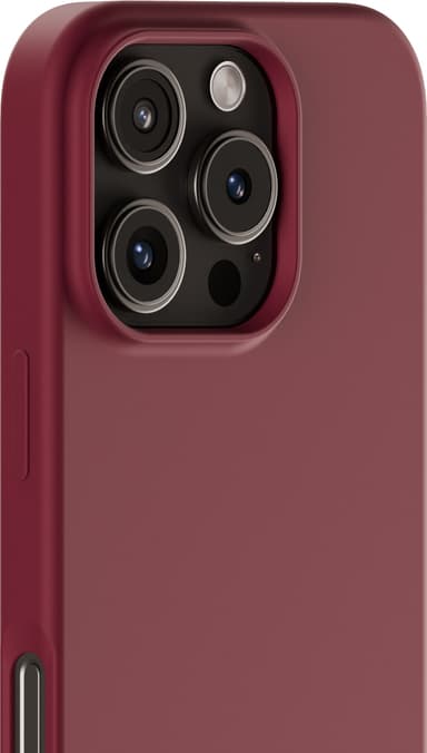 Holdit Silicone iPhone 16 Pro Max deksel (red velvet)