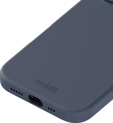 Holdit Silicone iPhone 16 deksel (pacific blue)