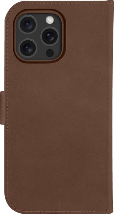 Dbramante1928 Lynge MagSafe iPhone 16 Pro Max lommebokdeksel (brun)