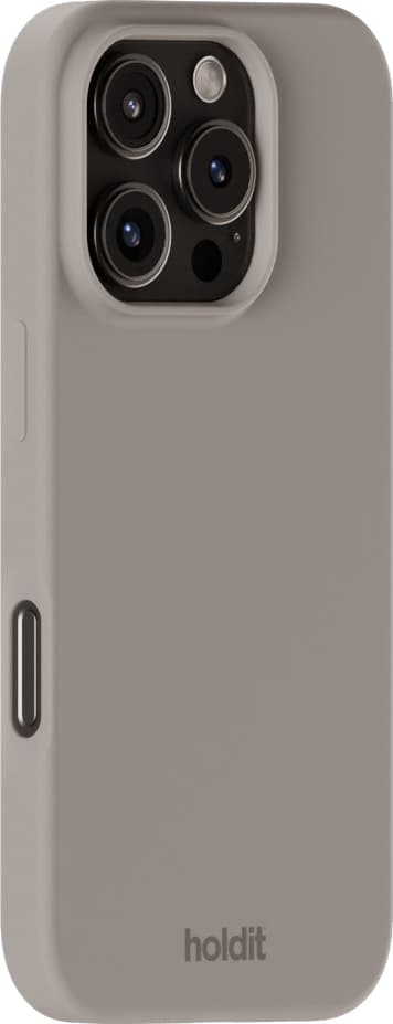 Holdit Silicone iPhone 16 Pro deksel (taupe)