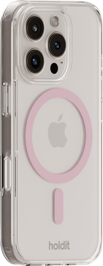 Holdit iPhone 16 MagSafe deksel (rosa)