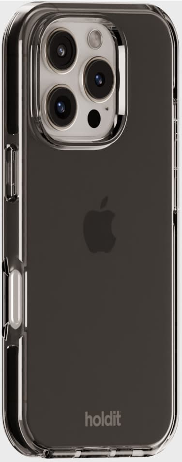 Holdit Seethru iPhone 16 Pro Max deksel (sort)