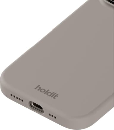 Holdit Silicone iPhone 16 Pro deksel (taupe)