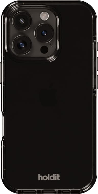 Holdit Seethru iPhone 16 Pro Max deksel (sort)