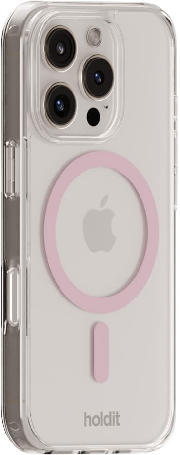 Holdit iPhone 16 Pro Max MagSafe deksel (rosa)