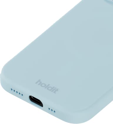 Holdit Silicone iPhone 16 deksel (mineralblå)