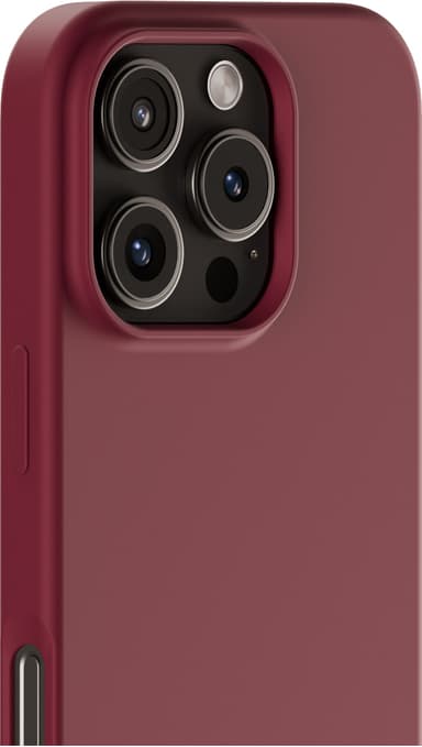 Holdit Silicone iPhone 16 Pro deksel (red velvet)