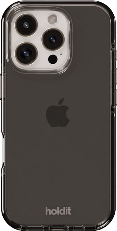 Holdit Seethru iPhone 16 Pro Max deksel (sort)