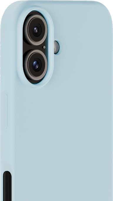 Holdit Silicone iPhone 16 deksel (mineralblå)