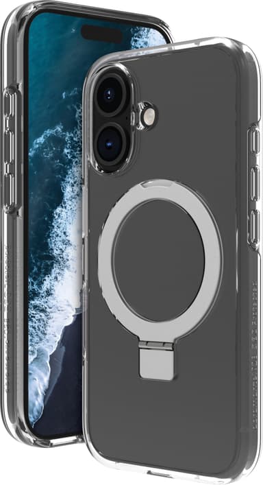 Dbramante1928 Iceland Ultra MS Kickstand iPhone 16 deksel (klar)