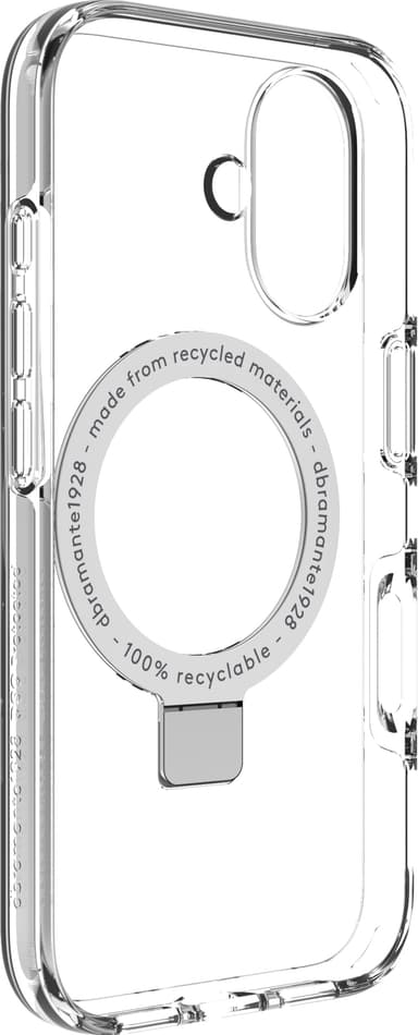 Dbramante1928 Iceland Ultra MS Kickstand iPhone 16 deksel (klar)