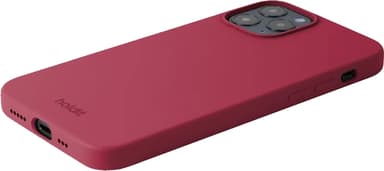 Holdit Silicone iPhone 12/12 Pro deksel (red velvet)