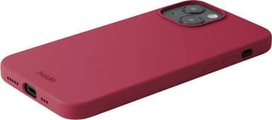 Holdit Silicone iPhone 14/13 deksel (red velvet)
