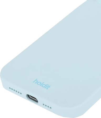 Holdit Silicone iPhone 14/13 deksel (mineralblå)