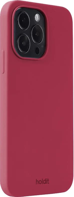 Holdit Silicone iPhone 15 Pro Max deksel (red velvet)