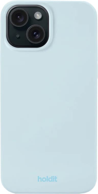Holdit Silicone iPhone 14/13 deksel (mineralblå)