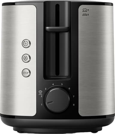 Philips Viva Collection brødrister HD2650/90 (rustfritt stål)