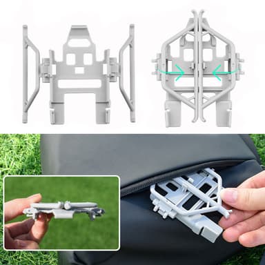 Sammenleggbar landingsbein for DJI Mini 3 Pro drone Grå