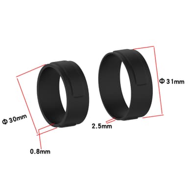 Sykkelfeste for Garmin radar med baklys Sort Gen 1