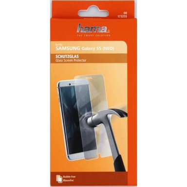 HAMA Samsung S5 Herdet Glass Skjermbeskyttelse