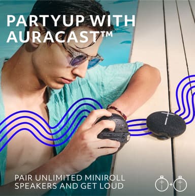 Ultimate Ears MINIROLL bærbar høyttaler (sort)