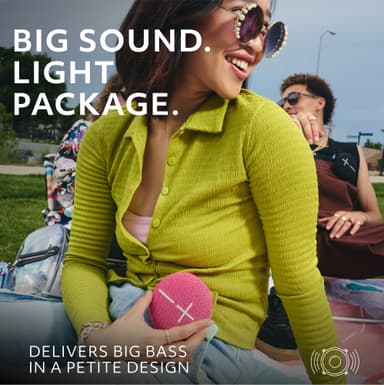 Ultimate Ears MINIROLL bærbar høyttaler (rosa)